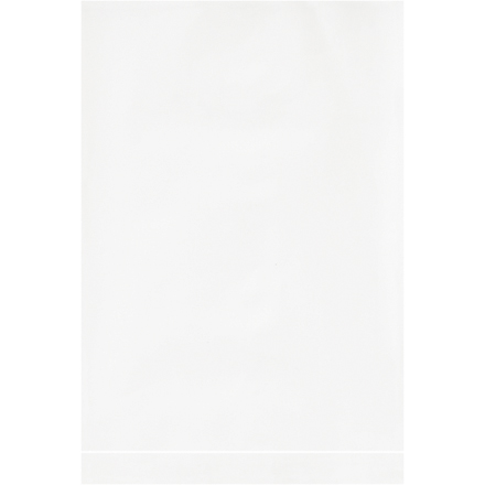 4 x 6" - 2 Mil White Flat Poly Bags (100 Pack)